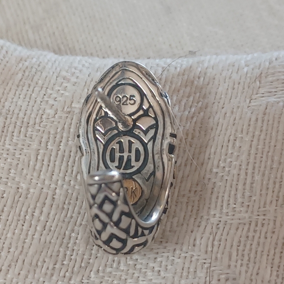 John Hardy Legends Naga Shrimp Earrings, SS & 18k - Picture 7 of 11